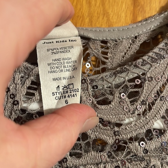 Lined dress with pearls, gems and sequins! Worn once for a wedding. - Picture 4 of 5